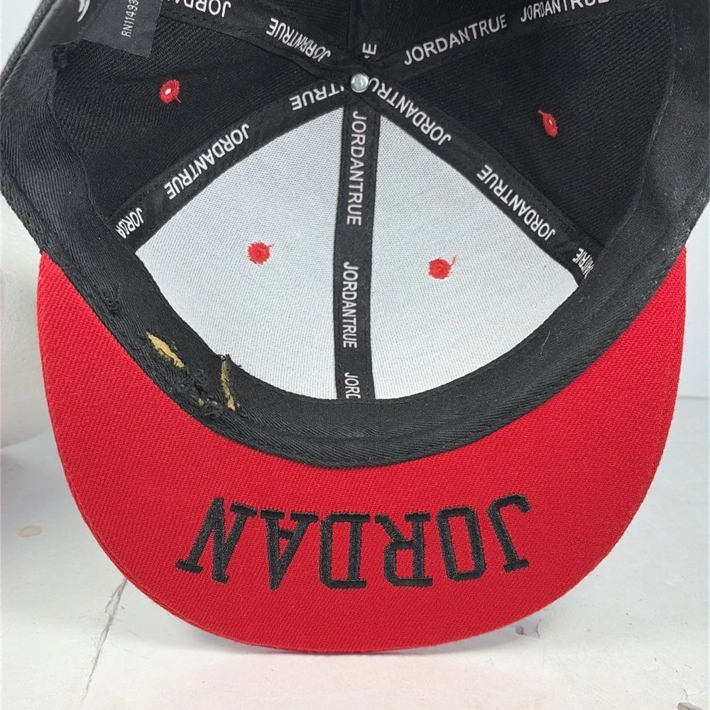 Air Jordan Wool‎ Snapback Cap Classic Black Red Jumpman Logo
